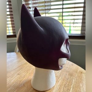 Purple batgirl cowl costume cosplay